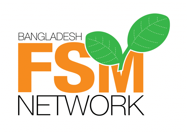 Supporting Bangladesh's informal sector with effective FSM services through the fsm network logo.