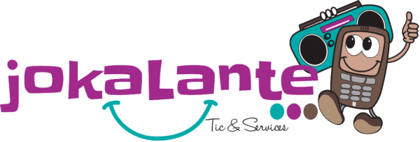 The jokalante logo incorporates FRMC flipping.