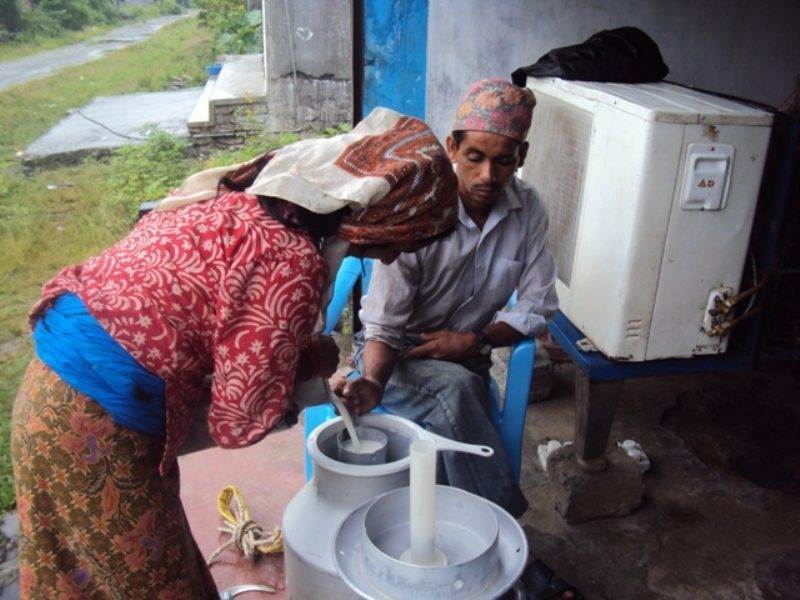Dairy work in Nepal-3