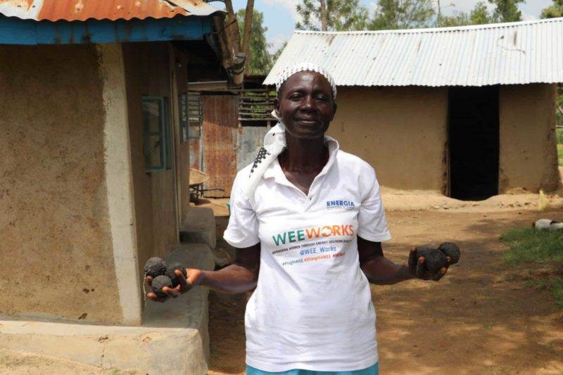 Millicent is inspiring other women entrepreneurs through her own successful clean energy business. 
