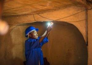 Electric lights, powered by the sun, are lighting up homes and businesses in Rwanda’s refugee camps.