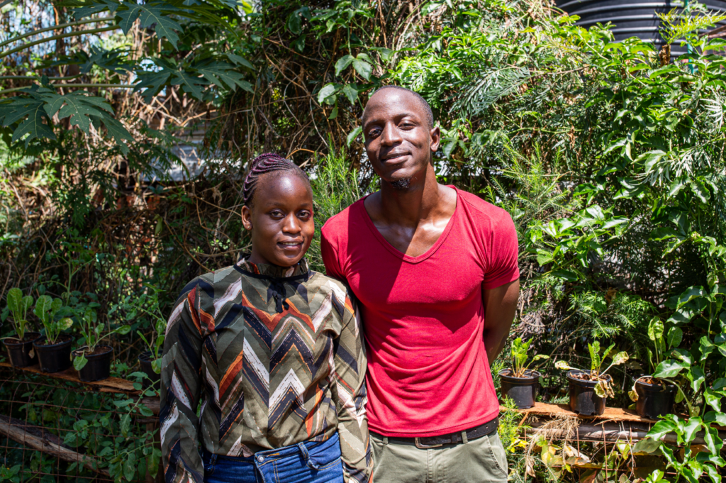 Young farmers in Kenya