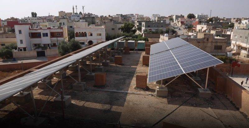 Solar panels in Jordan