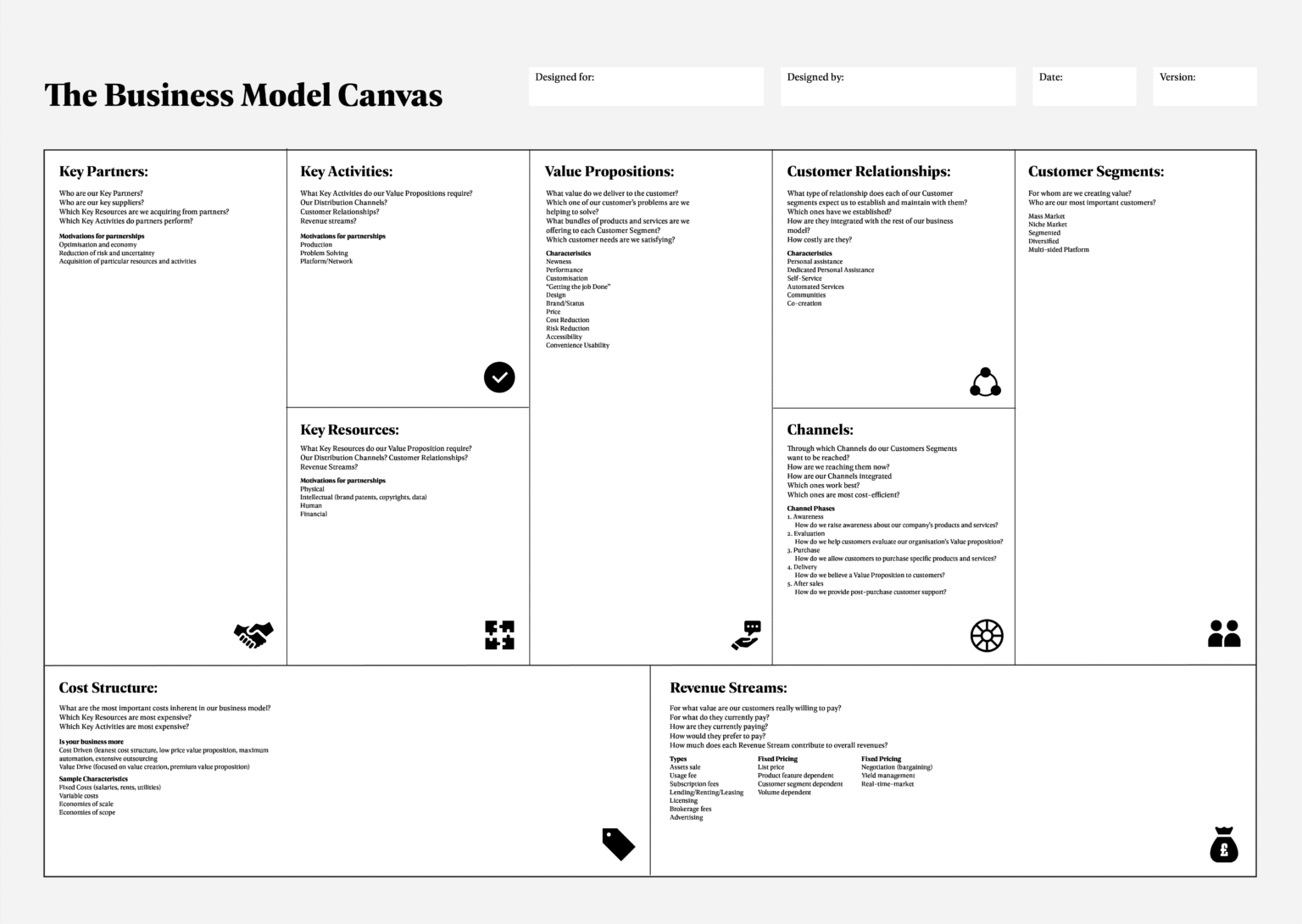 Business Model Canvas - Practical Action