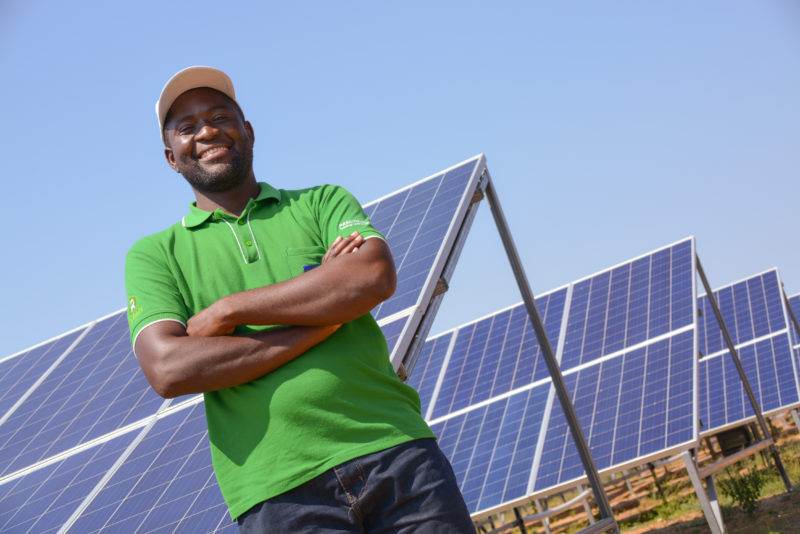 Solar panels in Zimbabwe