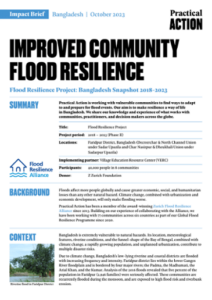 The Flood Resilience Programme aims to improve community flood resilience and prepare for futures beyond flooding.