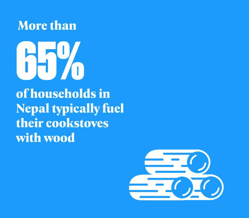 An innovative recipe for cleaner air in Nepal, where over 65% of households rely on wood for their cookstoves.