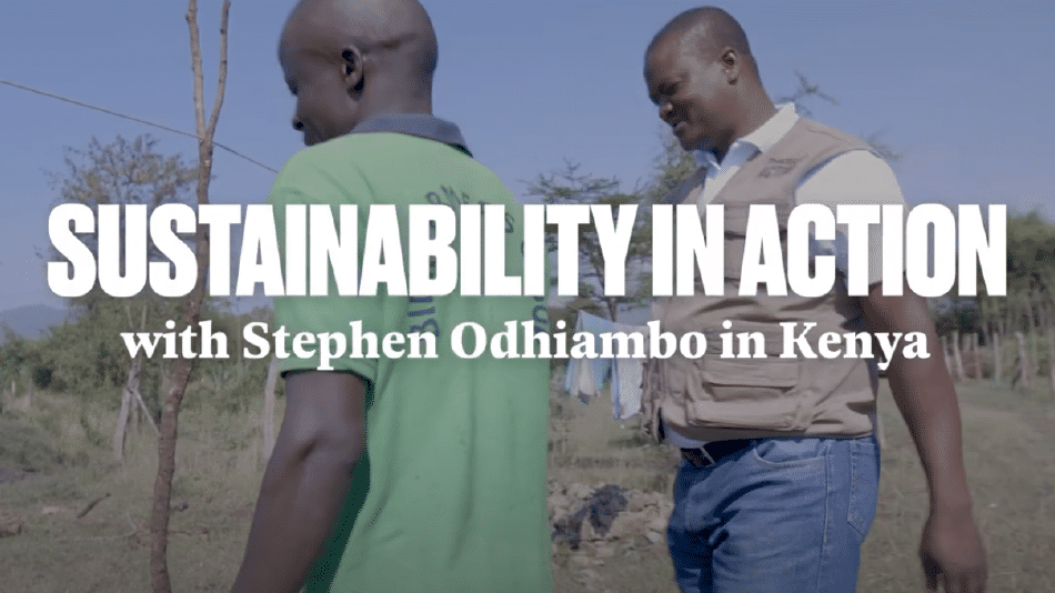 Sustainability in action with Stephen Obama at the Regenerative Agriculture Conference in 2023.