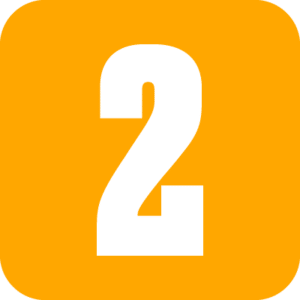Field Visit Itinerary: The number two in an orange square.