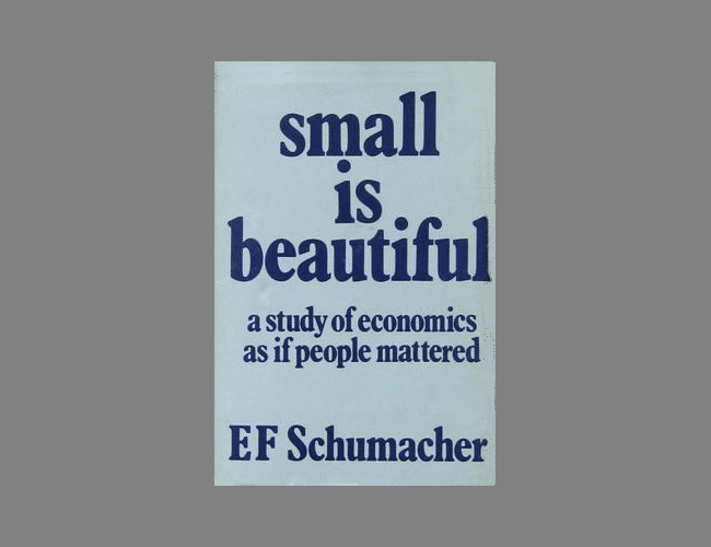 EF Schumacher's Small is Beautiful - Original Cover