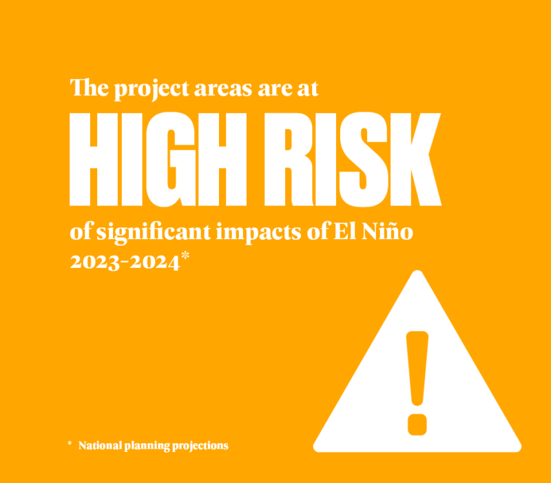 The project areas in Peru are vulnerable and at high risk of significant impacts of EU NIO 2012-2013.