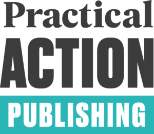 Practical action publishing logo addressing gender-based violence.