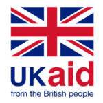 Uk aid logo with the words uk aid from the british people.